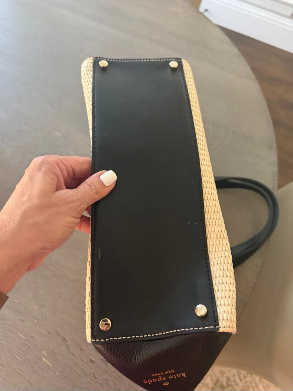 Kate Spade Houston Street Straw Tote Bag